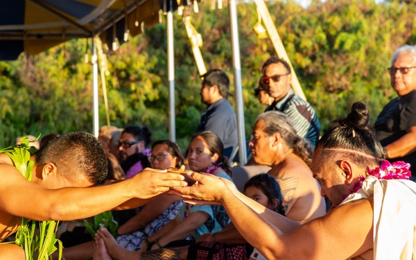 PMRF Hosts Aha ʻAwa Ceremony Rededicating Lua Kupapaʻu O Nohili (Crypt) Expansion for Safe Keeping of Iwi Kupuna