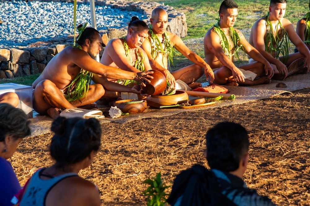 PMRF Hosts Aha ʻAwa Ceremony Rededicating Lua Kupapaʻu O Nohili (Crypt) Expansion for Safe Keeping of Iwi Kupuna