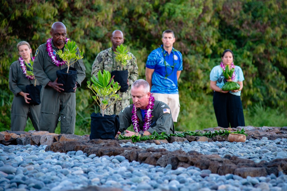 PMRF Hosts Aha ʻAwa Ceremony Rededicating Lua Kupapaʻu O Nohili (Crypt) Expansion for Safe Keeping of Iwi Kupuna