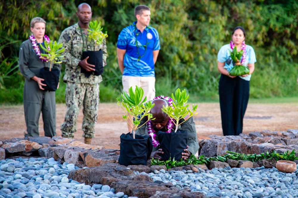 PMRF Hosts Aha ʻAwa Ceremony Rededicating Lua Kupapaʻu O Nohili (Crypt) Expansion for Safe Keeping of Iwi Kupuna