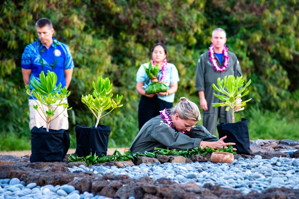 PMRF Hosts Aha ʻAwa Ceremony Rededicating Lua Kupapaʻu O Nohili (Crypt) Expansion for Safe Keeping of Iwi Kupuna