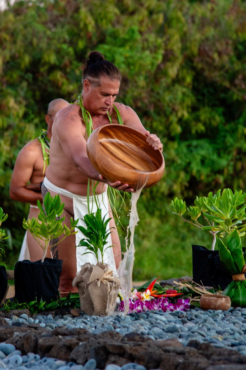 PMRF Hosts Aha ʻAwa Ceremony Rededicating Lua Kupapaʻu O Nohili (Crypt) Expansion for Safe Keeping of Iwi Kupuna