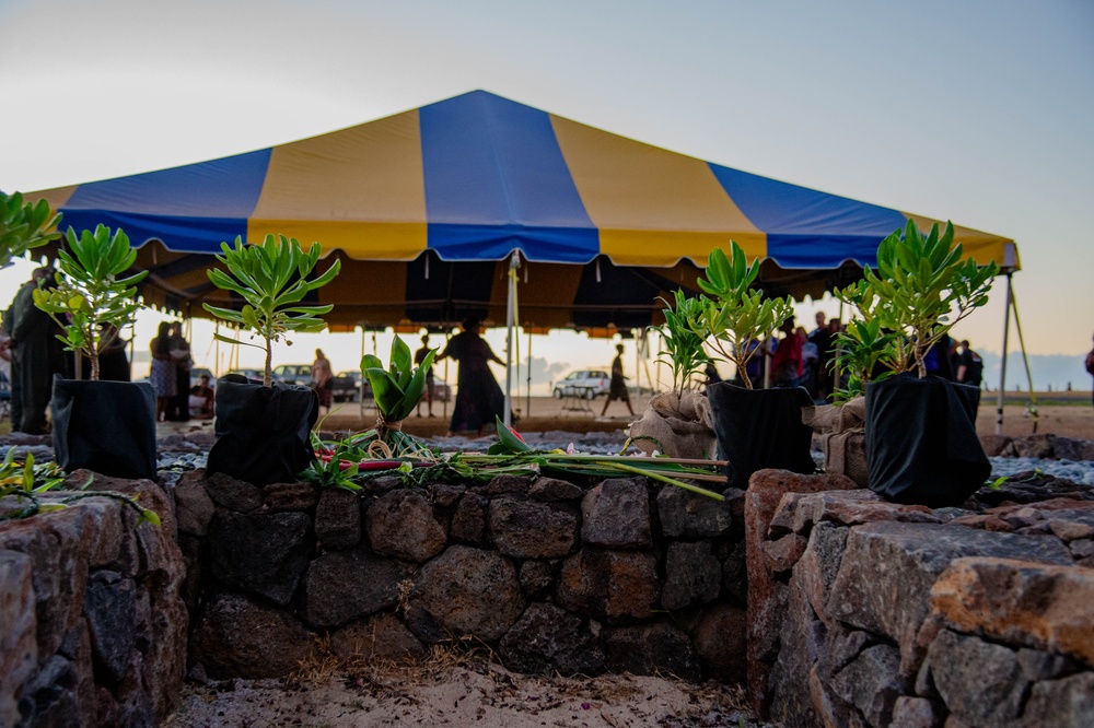 PMRF Hosts Aha ʻAwa Ceremony Rededicating Lua Kupapaʻu O Nohili (Crypt) Expansion for Safe Keeping of Iwi Kupuna