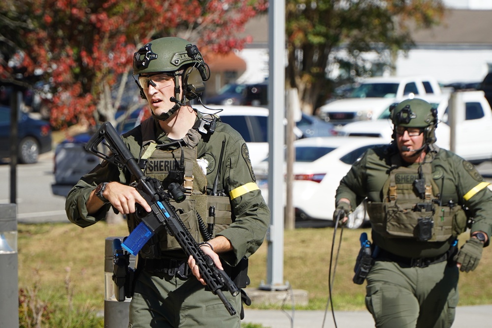 Annual Blue October integrated training exercise onboard Cheatham Annex