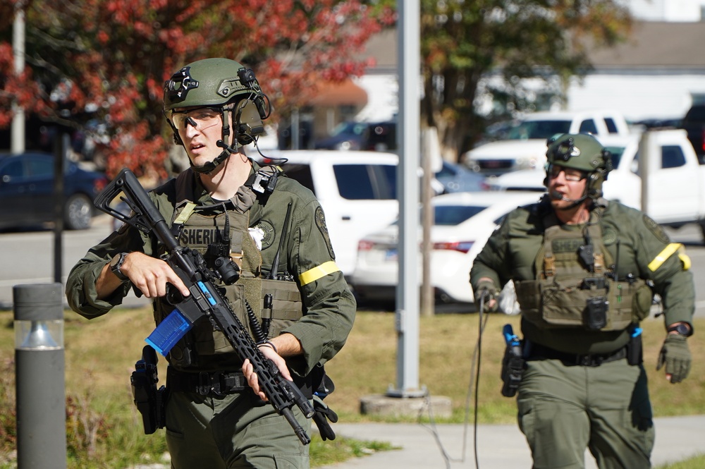 Annual Blue October integrated training exercise onboard Cheatham Annex