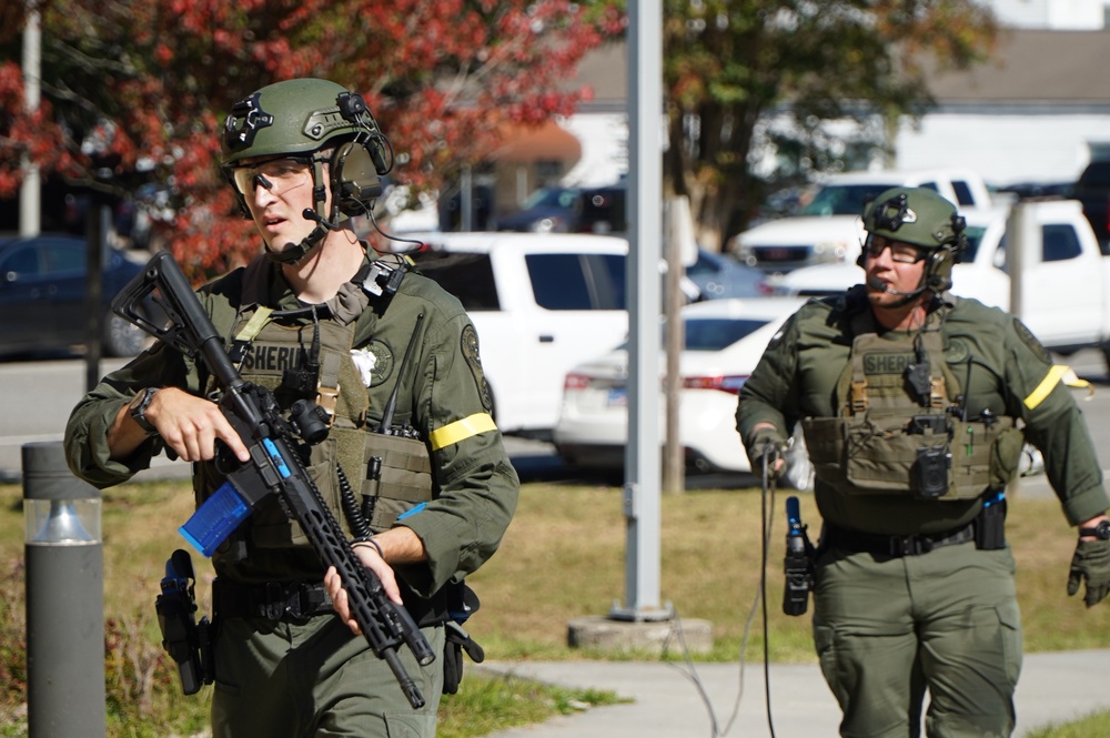 Annual Blue October integrated training exercise onboard Cheatham Annex