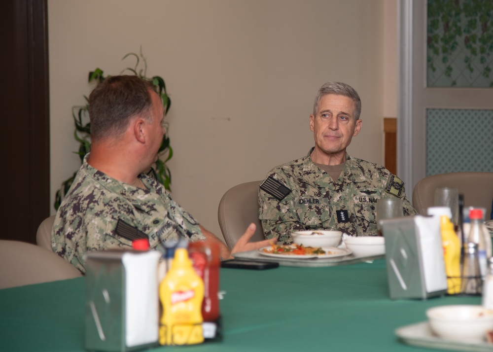 Adm. Koehler Visits CFAS