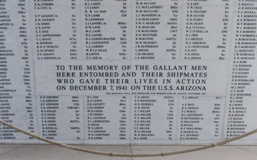 Japanese Training Squadron wreath-laying ceremony at USS Arizona Memorial