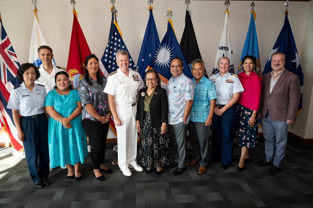 USINDOPACOM hosts Republic of the Marshall Islands President Hilda Heine