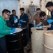 USS George Washington Sailors secure hazardous material