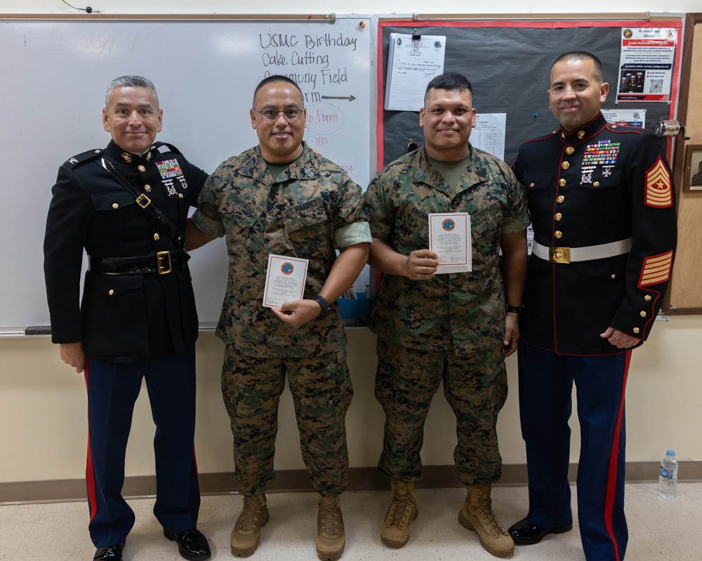Camp Blaz delivers 249th Marine Corps Ball invitations