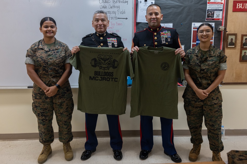 Camp Blaz delivers 249th Marine Corps Ball invitations