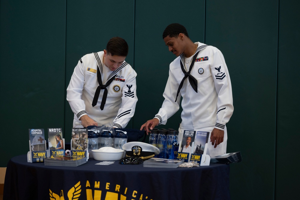 NTAG Miami Presents Wilson Watkins, Jr. with 2025 Navy All-American Bowl Jersey