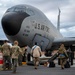 Fairchild AFB KC-135 Stratotanker refuels a WC-135 Constant Phoenix