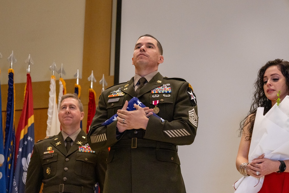 35th ADA BDE hosted the Eighth Army Quarterly Retirement Ceremony