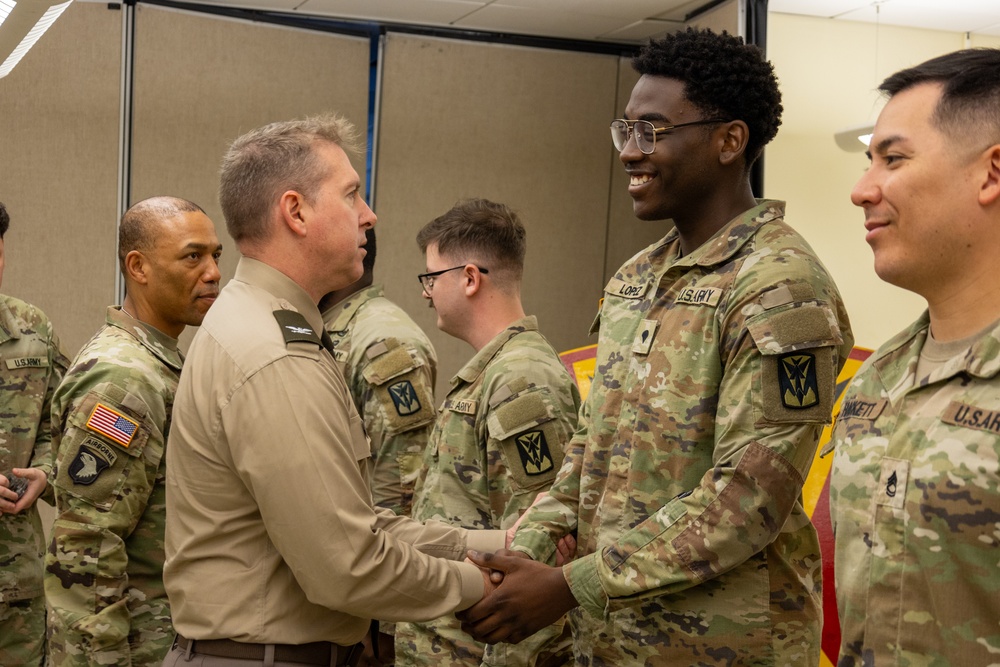 35th ADA Brigade Coin Presentation