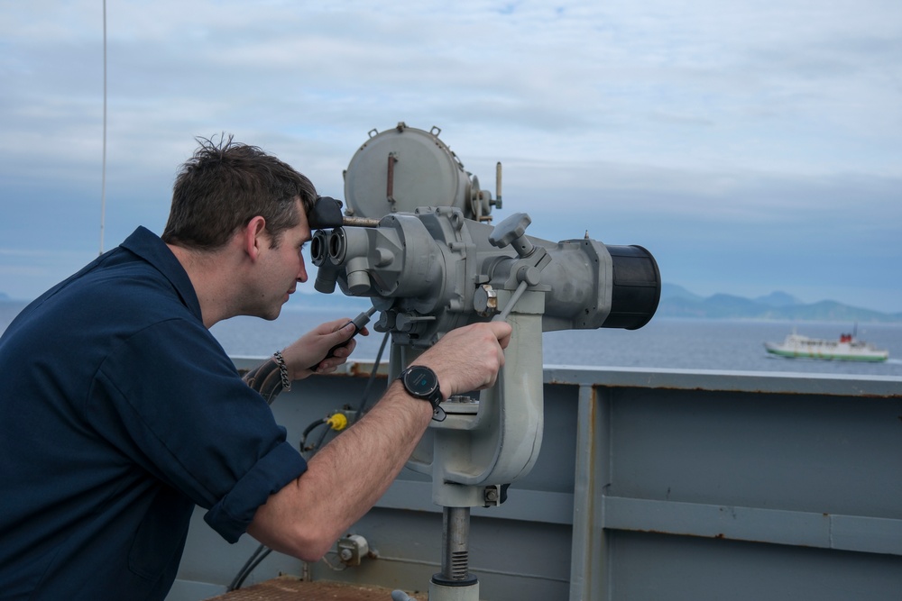 USS Frank Cable Arrives Sasebo, Japan