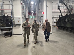 Powidz APS-2 worksite host to dozens of distinguished visitors, latest being 310th ESC CG