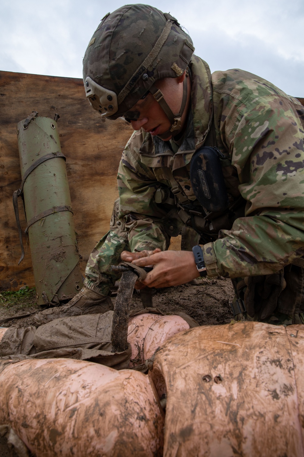 Soldiers train for upcoming expert soldier badges