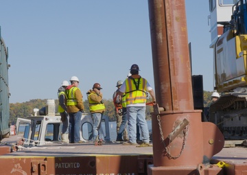 USACE Launches Barges at Claytor Lake in Wake of Hurricane Helene