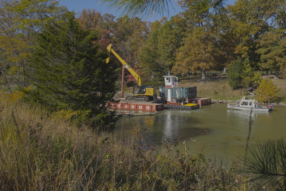 USACE Launches Barges at Claytor Lake in Wake of Hurricane Helene