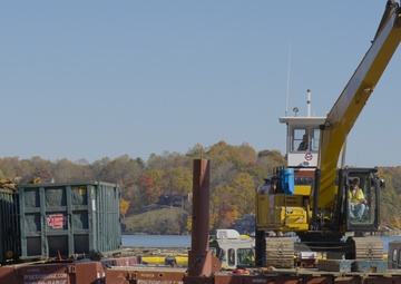 USACE Launches Barges at Claytor Lake in Wake of Hurricane Helene
