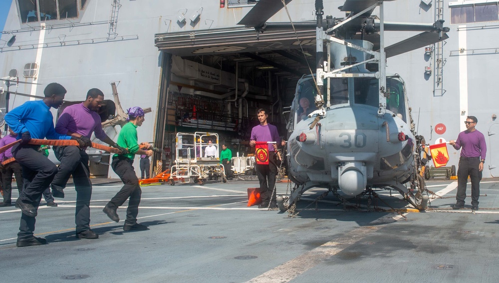 Aircraft Fire Fighting Drill