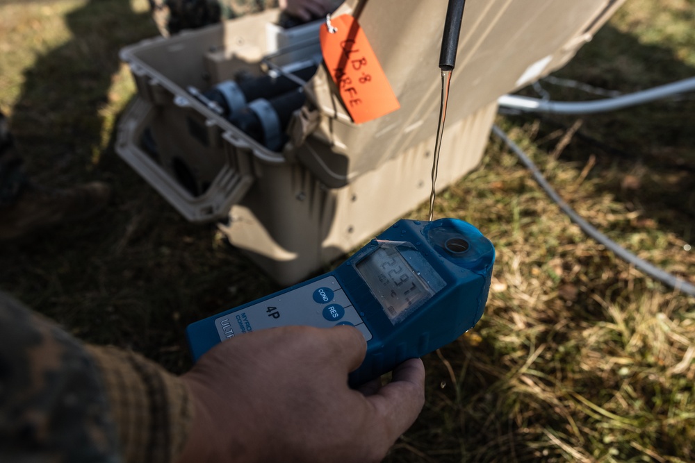 Platoon Water Purification System Testing