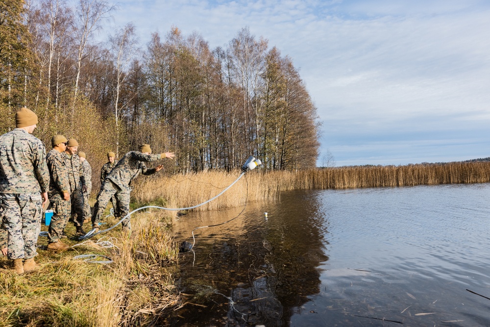 Platoon Water Purification System Testing