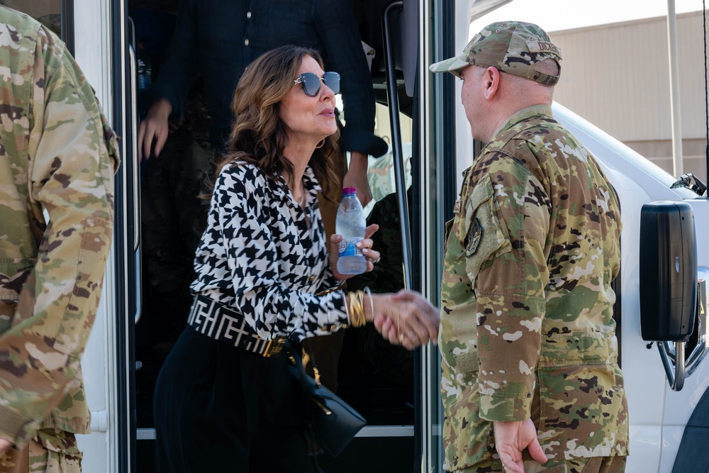 Medal of Honor Museum leaders visit deployed Airmen