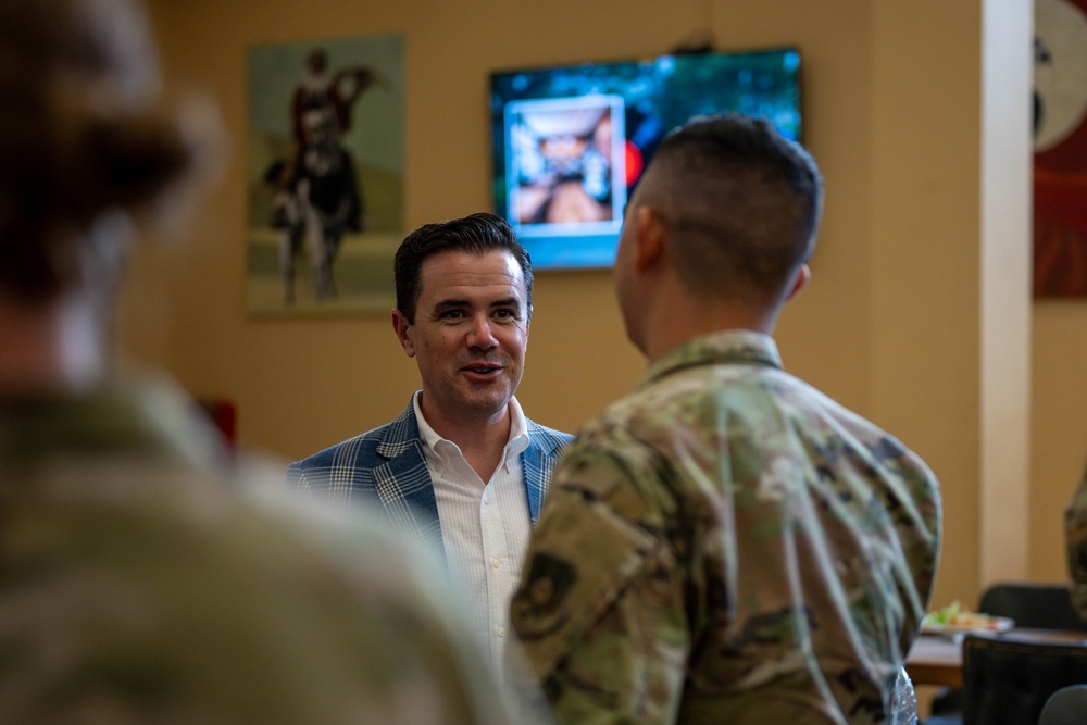 Medal of Honor Museum leaders visit deployed Airmen