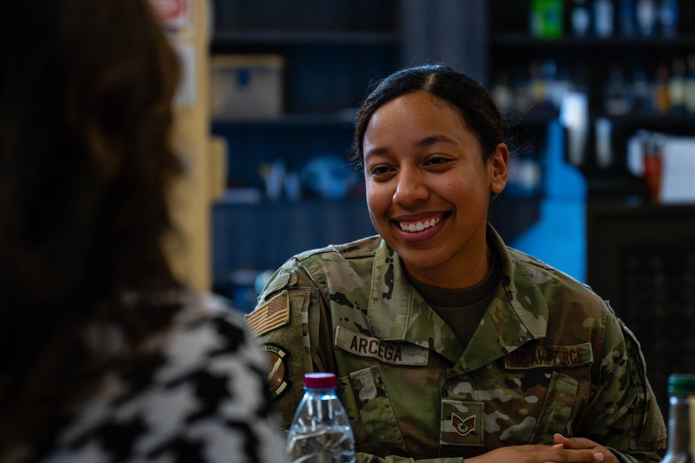 Medal of Honor Museum leaders visit deployed Airmen