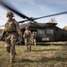 Army National Guard Soldiers provide aerial support for British training exercise