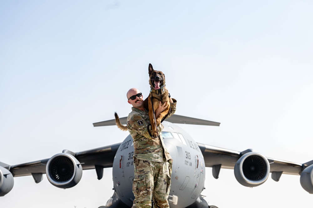 Military Working Dog Handler Portraits