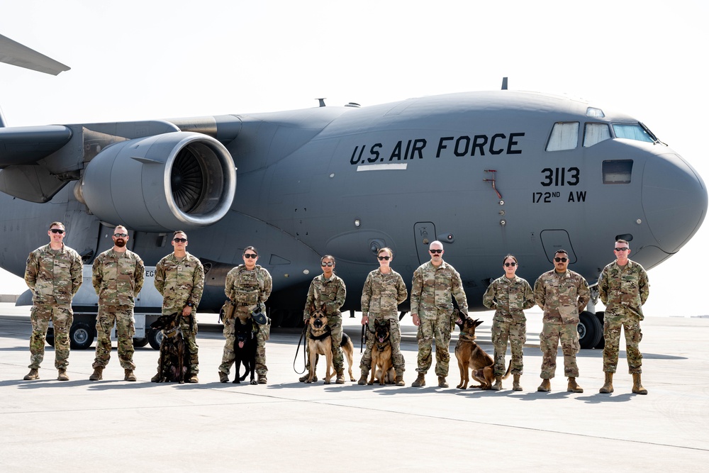 Military Working Dog Handler Portraits