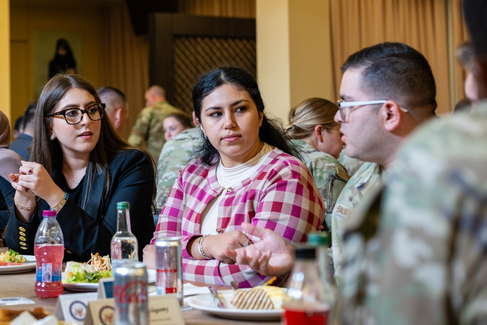 Middle Eastern and North African Staffers Association visits 379th AEW