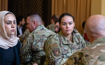 Middle Eastern and North African Staffers Association visits 379th AEW