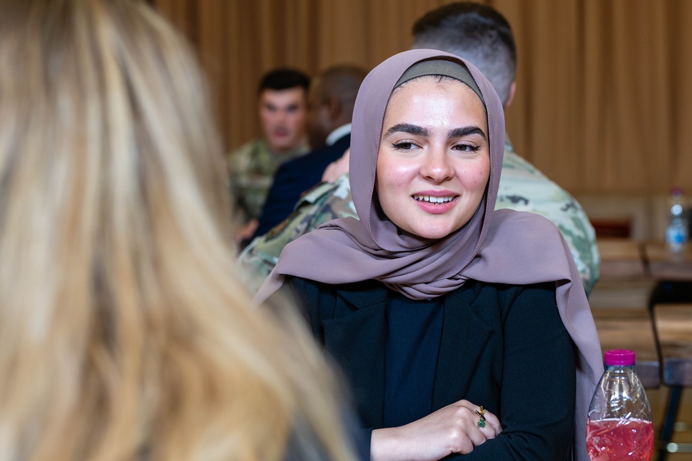 Middle Eastern and North African Staffers Association visits 379th AEW