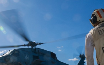 Vertical Replenishment-at-Sea with the USS Bulkeley and HSM-79 Griffins