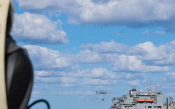 Vertical Replenishment-at-Sea with the USS Bulkeley and HSM-79 Griffins