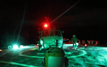 USS Arleigh Burke Flight Operations