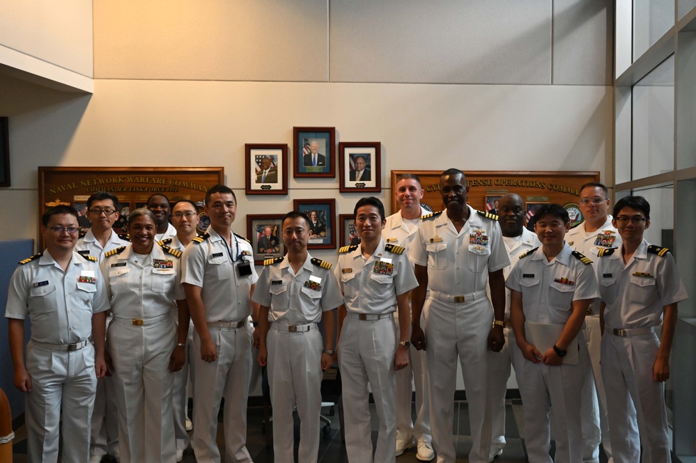 JMSDF Maritime Staff Office Visits Navy Cyber Commands