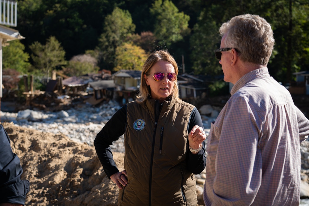 FEMA Administrator Visits Chimney Rock