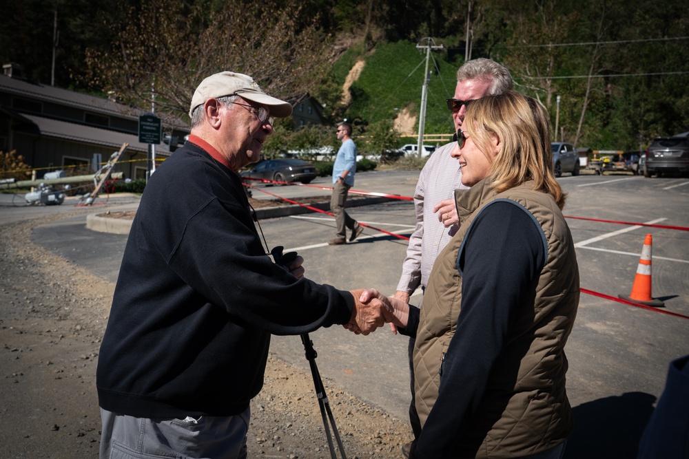 FEMA Administrator Visits Chimney Rock