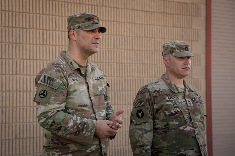 Garlock Promoted to Master Sergeant