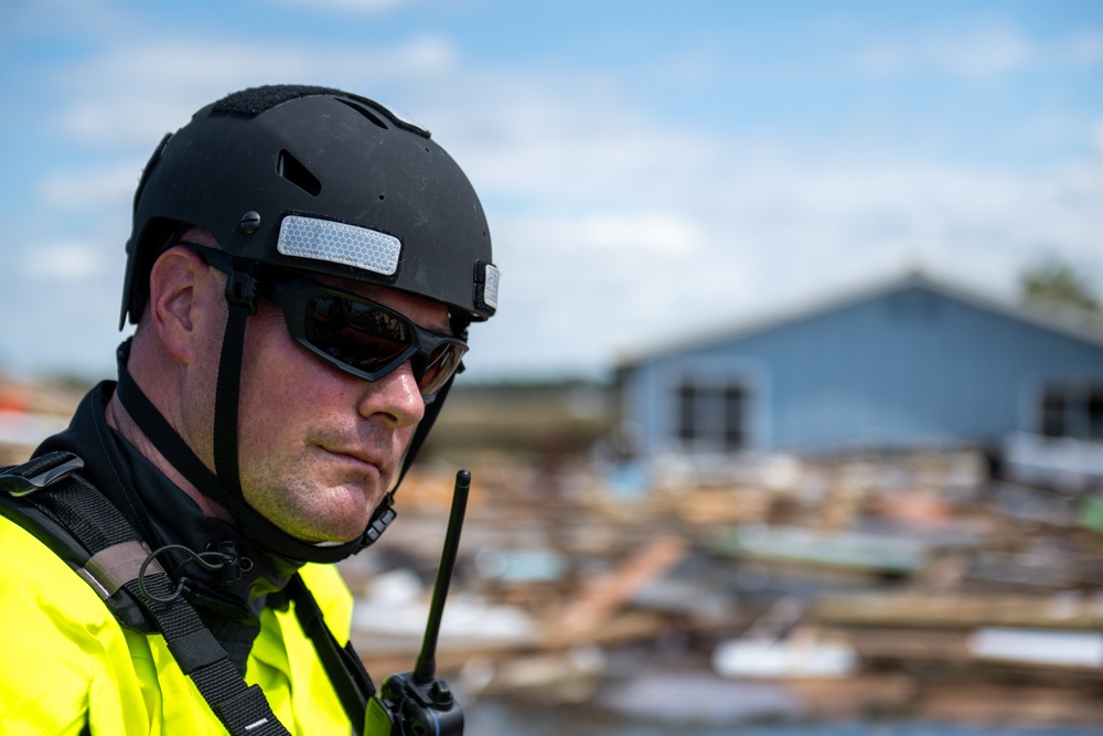 Coast Guard Gulf Strike Team and Partner Agencies respond to effects of Hurricane Helene