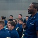 Commandant and Master Chief Petty Officer of the Coast Guard discuss service culture with crews in the greater Miami area