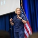 Commandant and Master Chief Petty Officer of the Coast Guard discuss service culture with crews in the greater Miami area