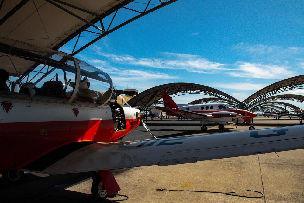 T-44C Pegasus Taxis Onboard NAS Corpus Christi