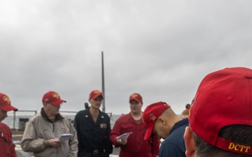 USS Stout Conduct Damage Control Training